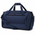 Sac de voyage 50 x 25 x 28 cm en polyester bleu marine à bandoulière réglable
