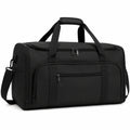 Sac de voyage 50 x 25 x 28 cm en polyester noir à compartiments multiples